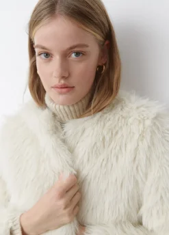 Abrigo Corto Efecto Pelo-Brownie Spain Best