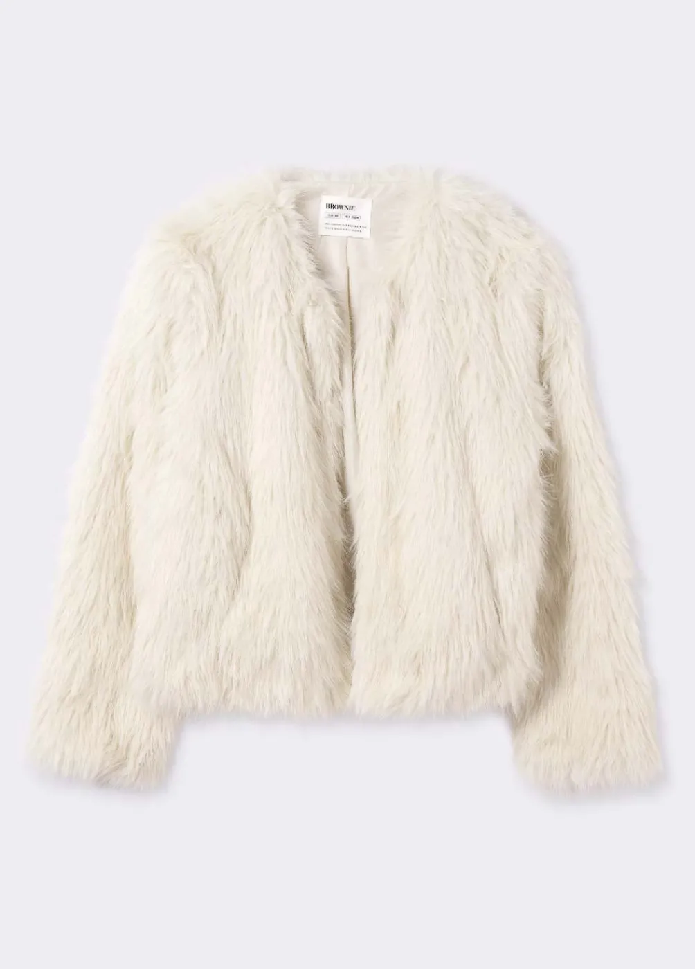 Abrigo Corto Efecto Pelo-Brownie Spain Best