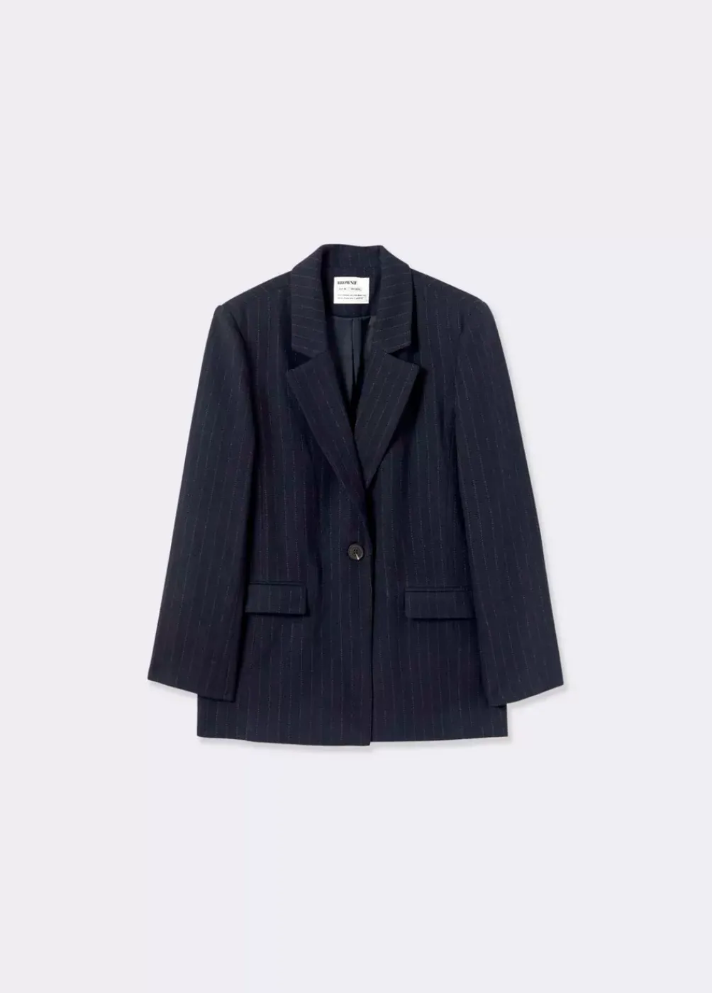 Americana Oversize Raya Con Lana-Brownie Spain Hot