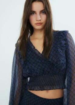 Blusa Cruzada Volantes-Brownie Spain Clearance