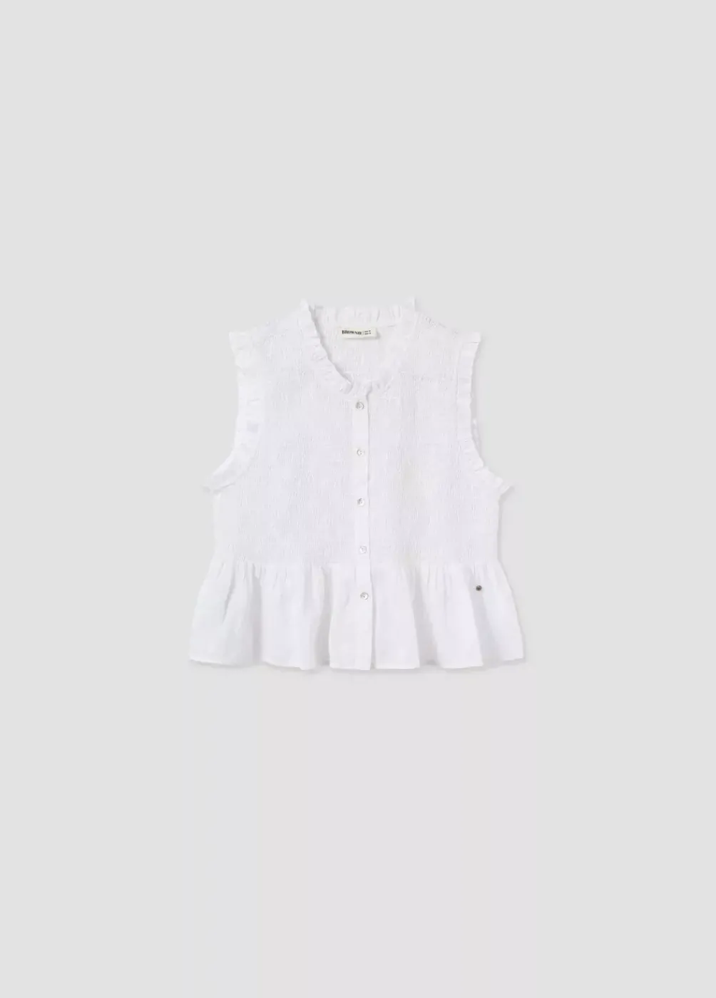 Blusa Smock Sin Mangas-Brownie Spain Online