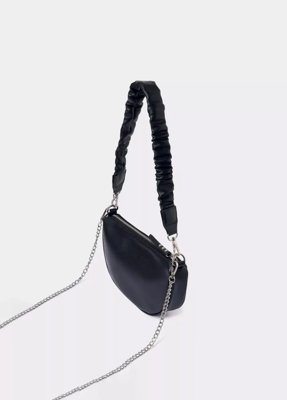 Bolso Media Luna Asa Arrugada-Brownie Spain Sale