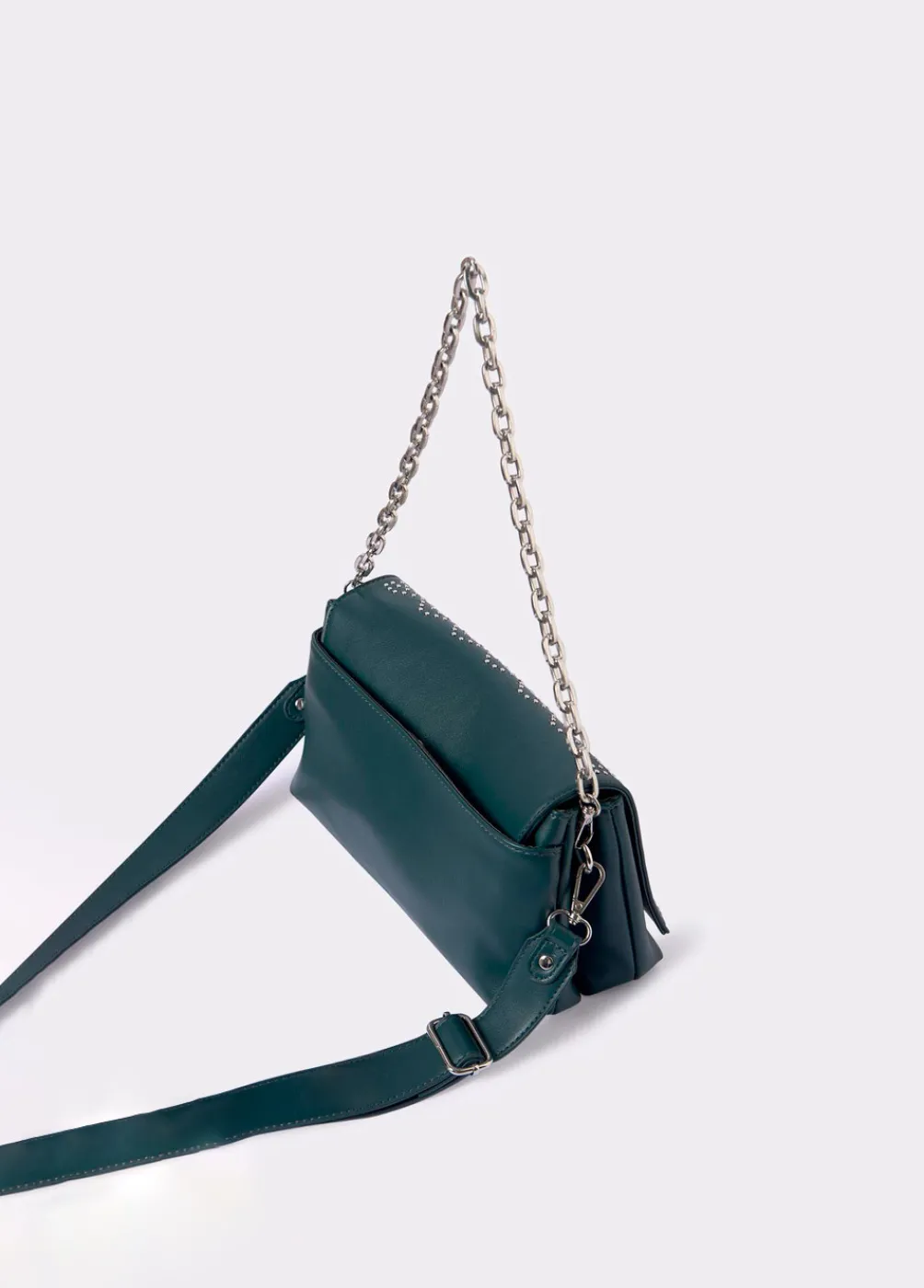 Bolso Mediano Solapa Tachas-Brownie Spain Sale