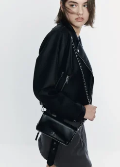 Bolso Mini Solapa Bolitas-Brownie Spain New