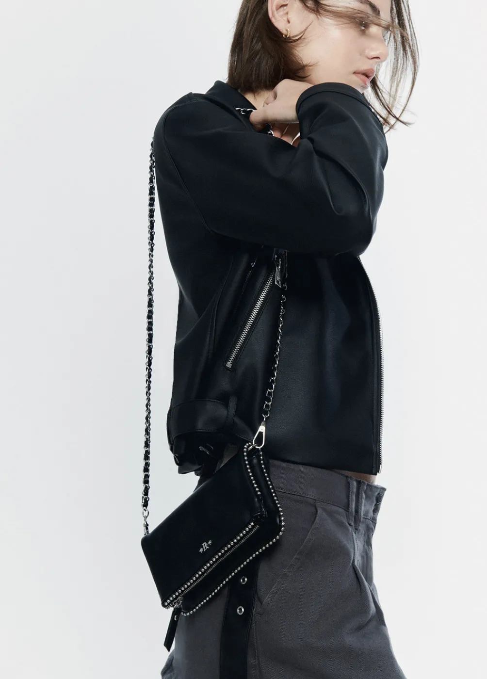 Bolso Mini Solapa Bolitas-Brownie Spain New