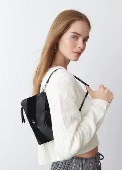 Bolso Solapa Patchwork Piel-Brownie Spain Fashion