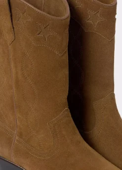 Bota Cowboy Estrellas Piel-Brownie Spain Sale