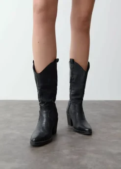 Bota Cowboy Pespuntes-Brownie Spain New