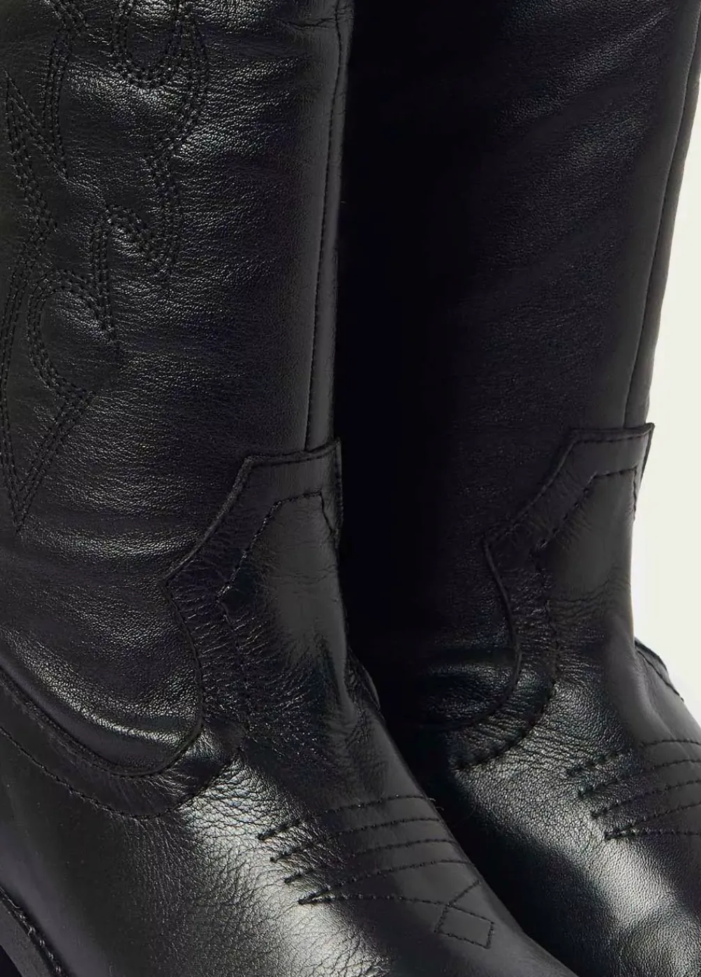 Bota Cowboy Pespuntes-Brownie Spain New