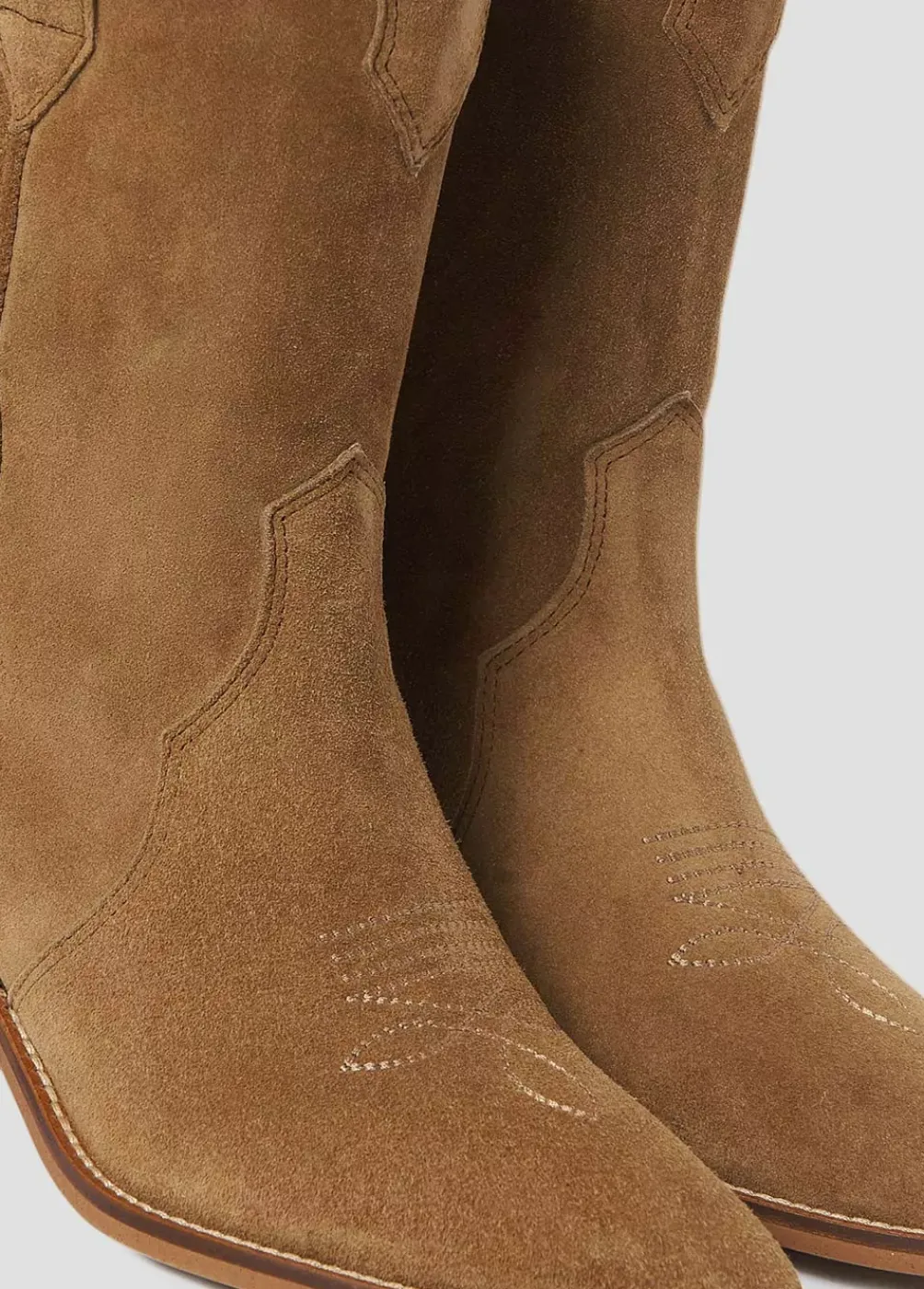 Bota Cowboy Piezas Lisa-Brownie Spain Fashion