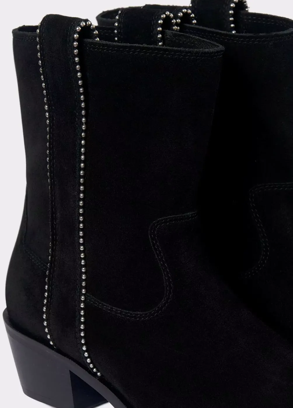 Botin Alto Tiras Bolitas Piel-Brownie Spain New