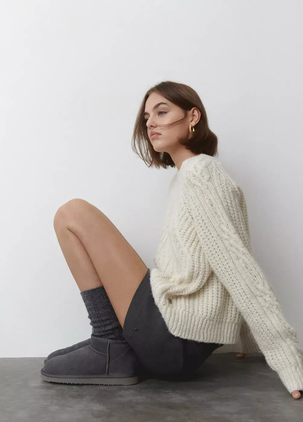 Botin Bajo Pelo-Brownie Spain Fashion