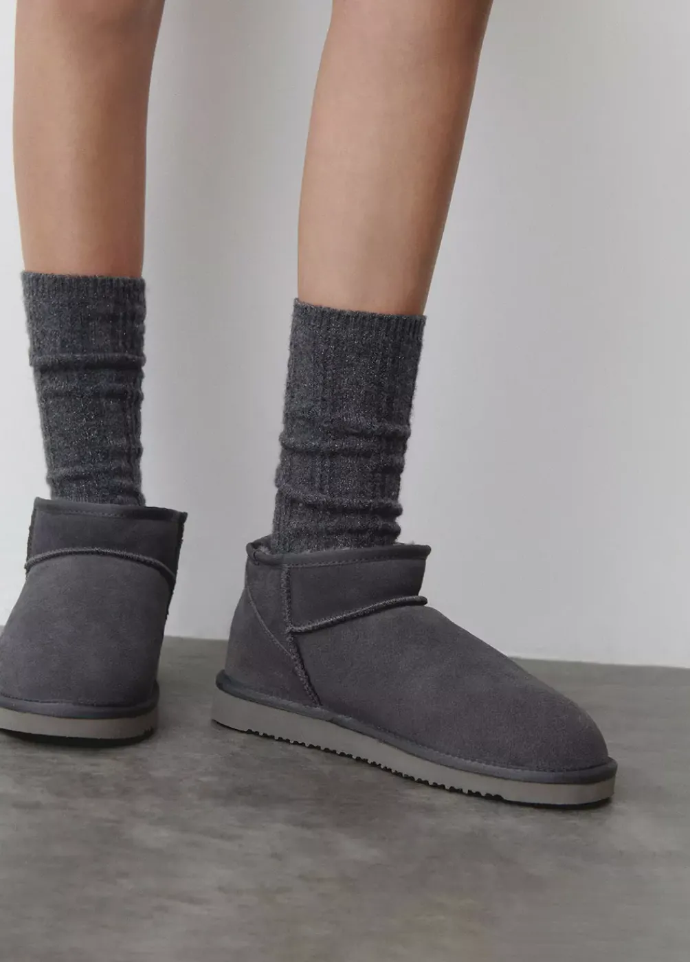 Botin Bajo Pelo-Brownie Spain Fashion