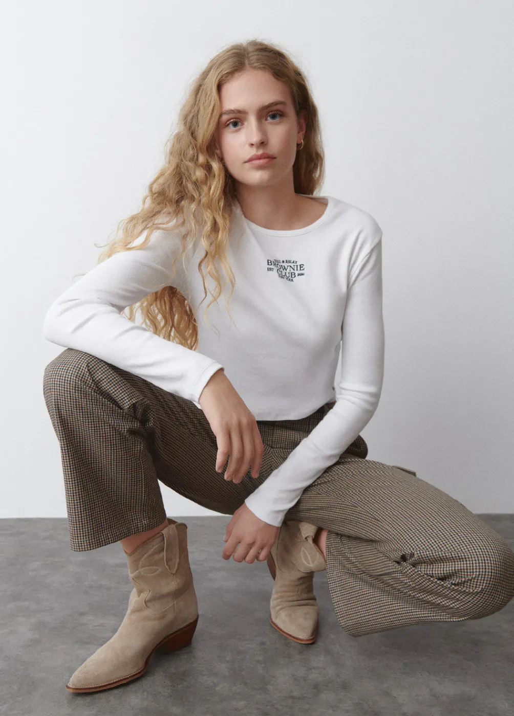 Botin Cowboy Bordado-Brownie Spain New