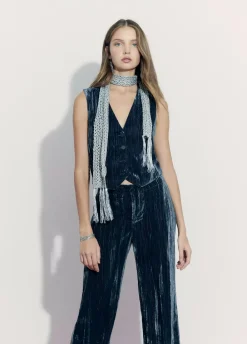 Bufanda Lentejuelas Fiesta Plata-Brownie Spain Best