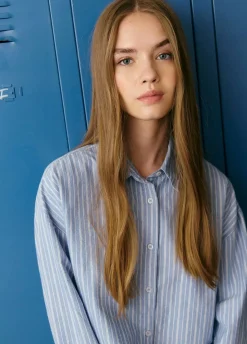 Camisa Cropped Rayas-Brownie Spain Hot