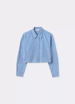 Camisa Cropped Rayas-Brownie Spain Hot