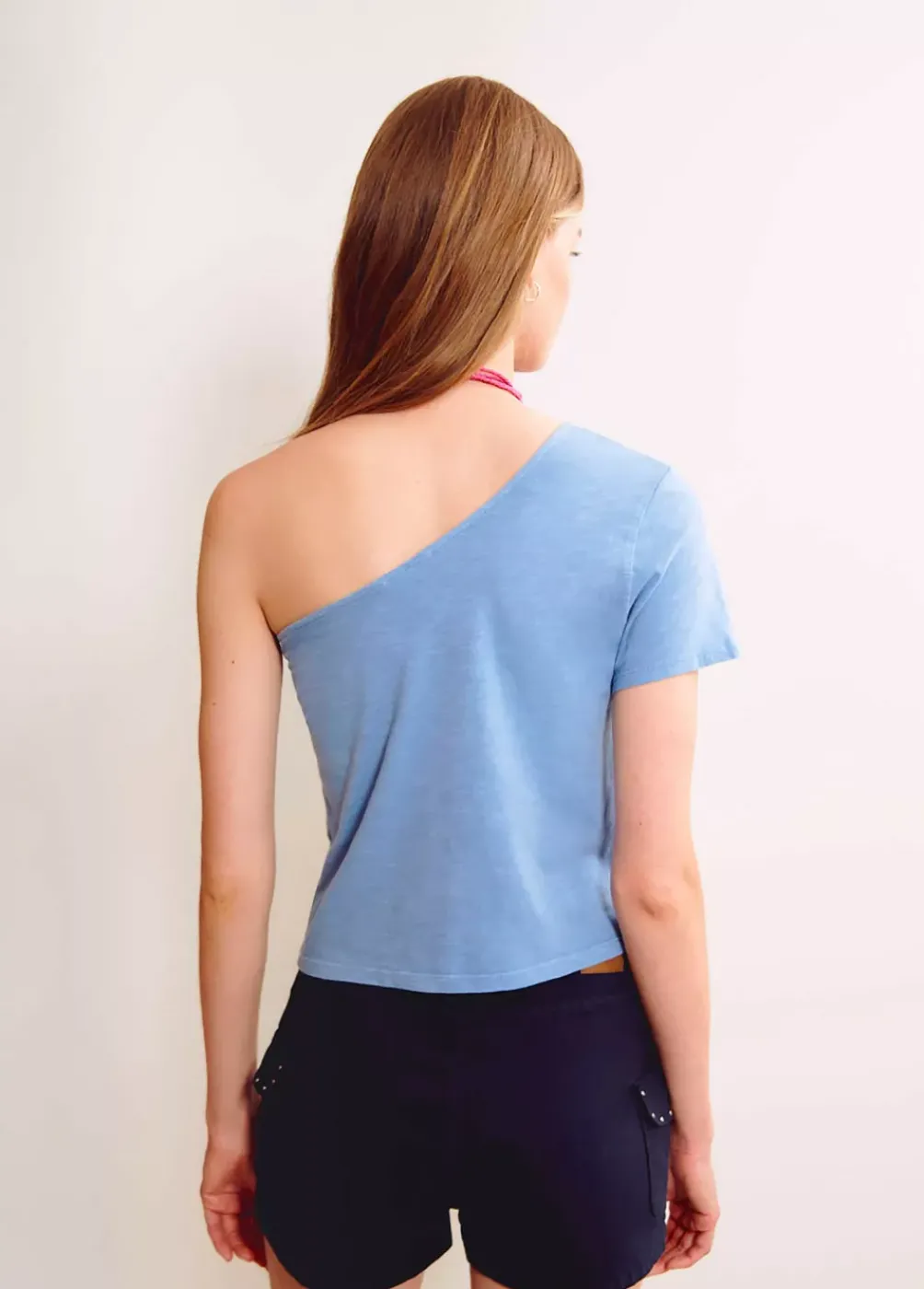 Camiseta Asimetrica Manga Corta-Brownie Spain Online