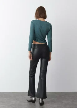 Camiseta Asimetrica Rayas Frunce-Brownie Spain Outlet