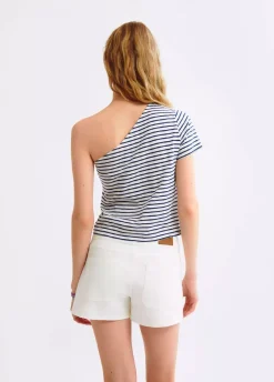 Camiseta Asimetrica Rayas-Brownie Spain Online