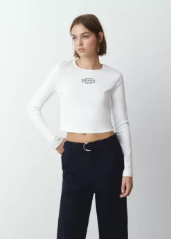 Camiseta Baby Tee Manga Larga-Brownie Spain Clearance