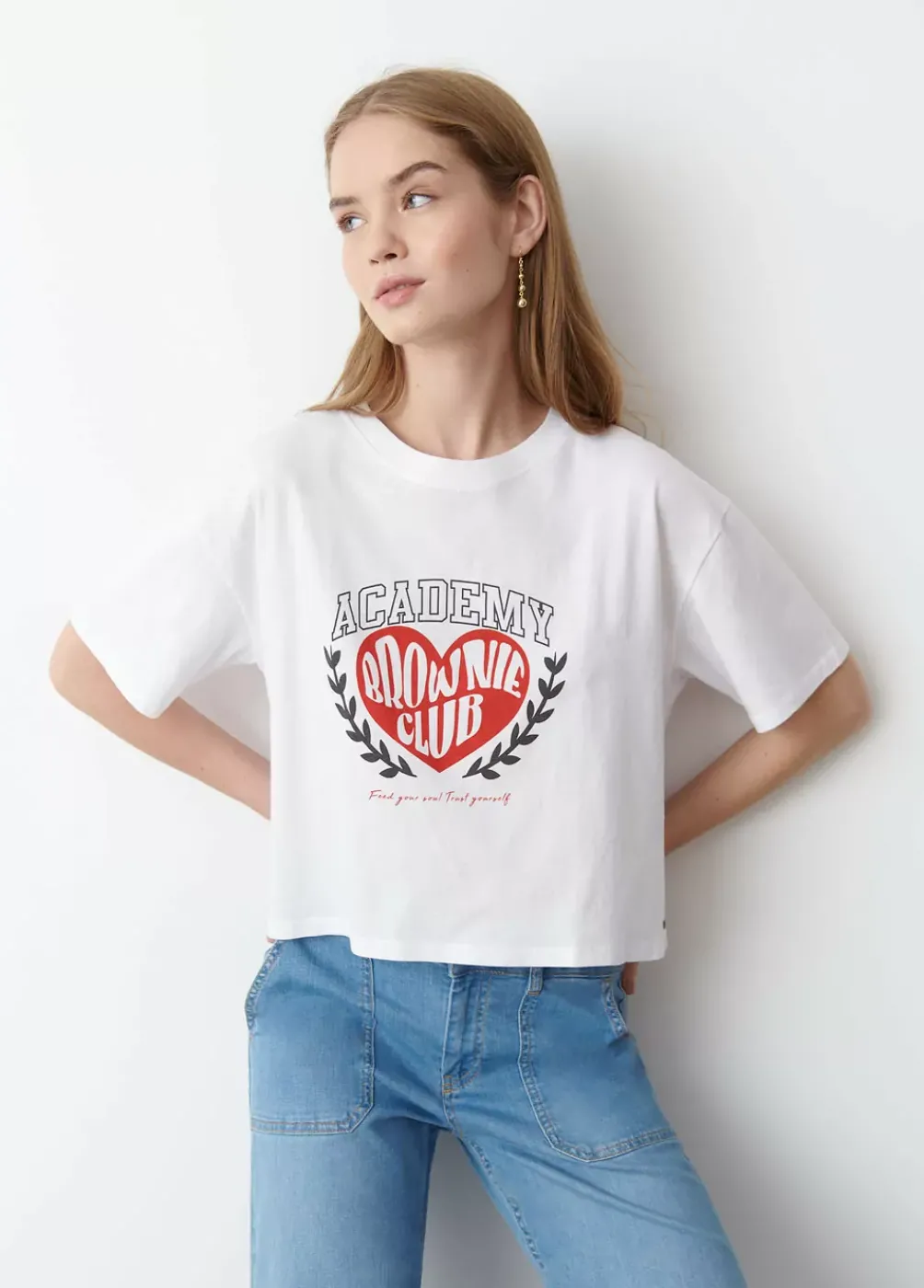 Camiseta Estampado Corazon-Brownie Spain Online