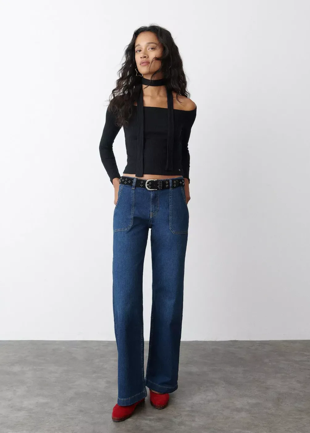 Camiseta Hombros Descubiertos Lazada-Brownie Spain Discount