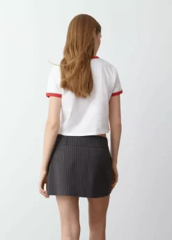 Camiseta Manga Corta Contraste-Brownie Spain New