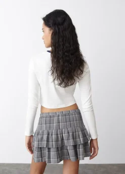 Camiseta Manga Larga Contraste-Brownie Spain Outlet