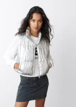 Chaleco Acolchado Vinilado-Brownie Spain Clearance