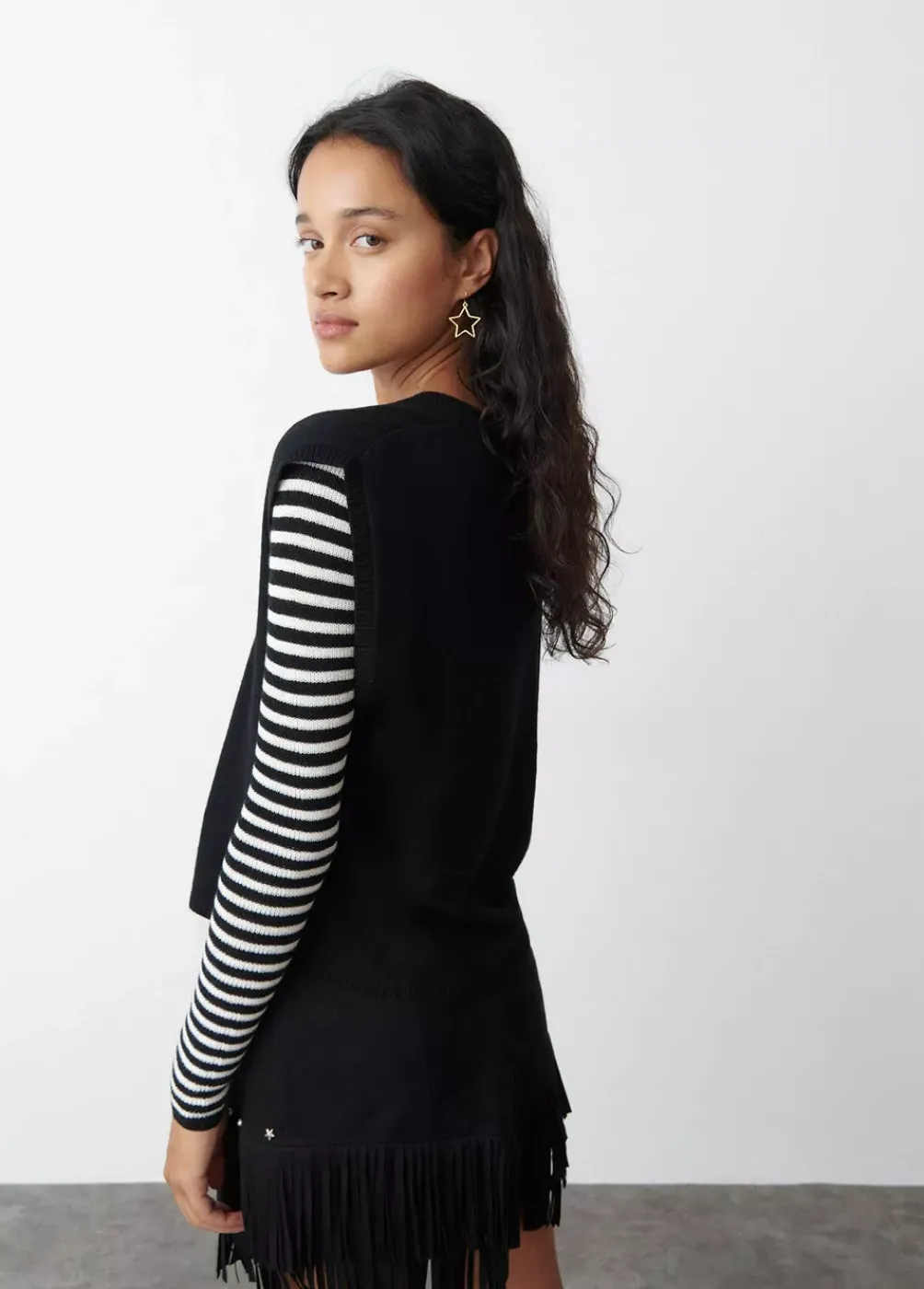 Chaleco Cuello Pico-Brownie Spain Sale