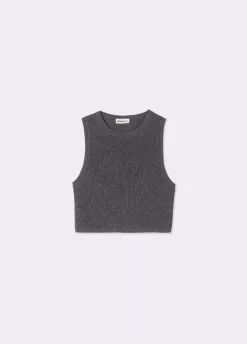 Chaleco Cuello Redondo Punto-Brownie Spain Fashion