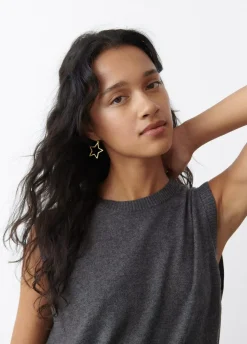 Chaleco Punto Fino Cuello Red-Brownie Spain Online