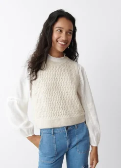 Chaleco Punto Jacquard-Brownie Spain Sale