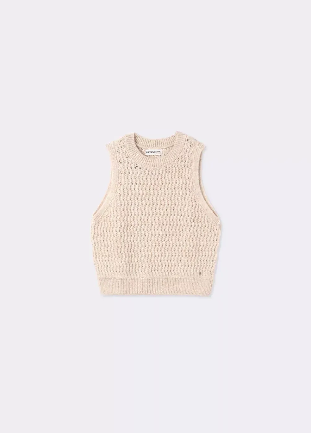 Chaleco Punto Jacquard-Brownie Spain Sale