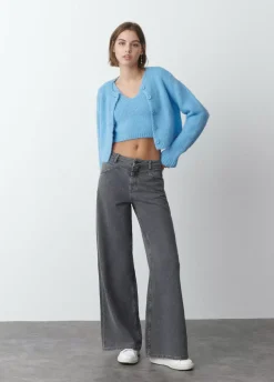 Chaqueta Punto Cuello Redondo-Brownie Spain Clearance