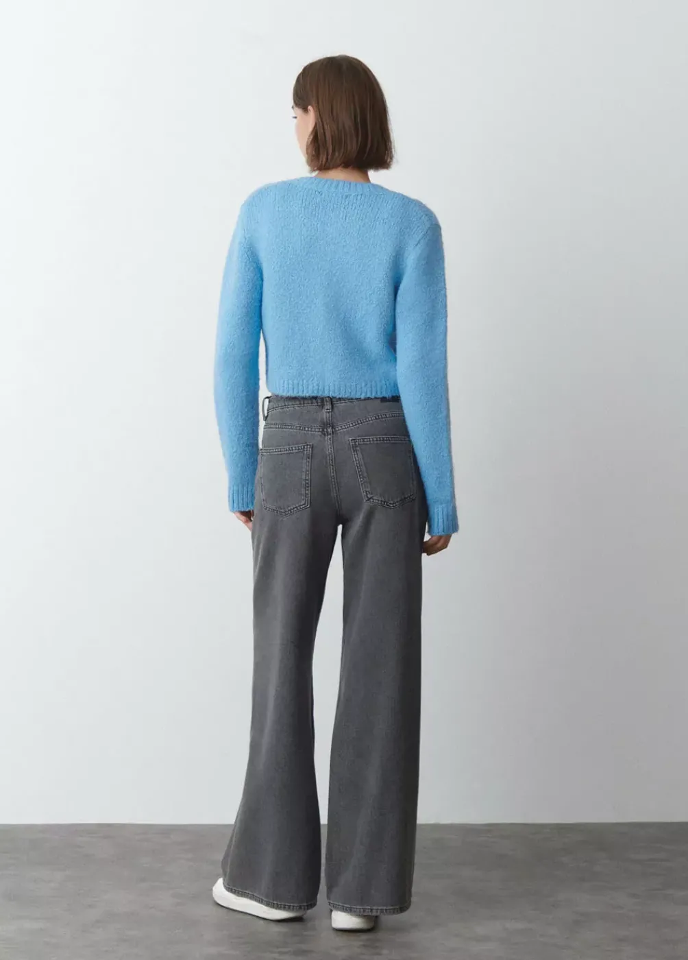 Chaqueta Punto Cuello Redondo-Brownie Spain Clearance