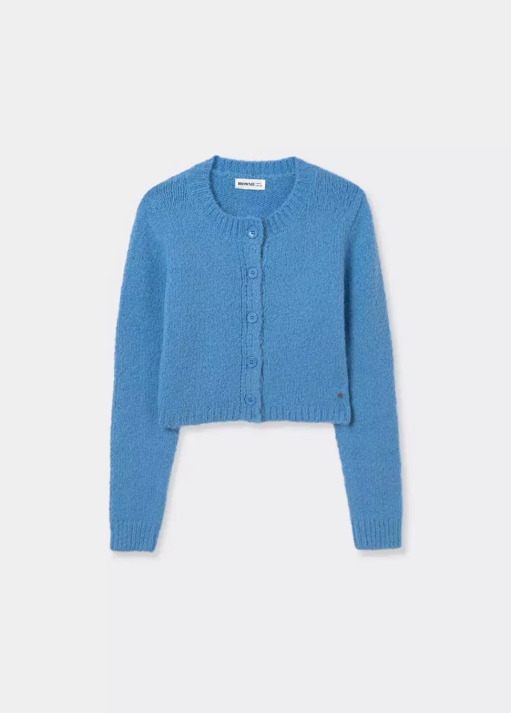 Chaqueta Punto Cuello Redondo-Brownie Spain Clearance