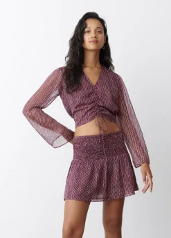 Falda Cintura Smock-Brownie Spain Online