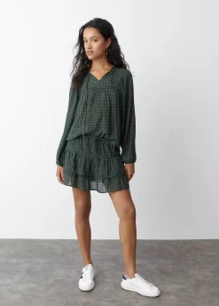 Falda Cuadros Volantes-Brownie Spain Clearance