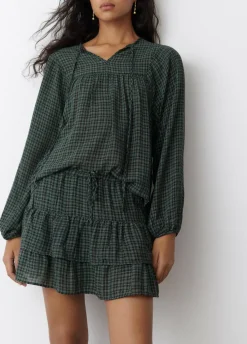 Falda Cuadros Volantes-Brownie Spain Clearance