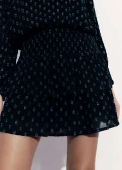 Falda Gomas Volantes Dobby-Brownie Spain Fashion