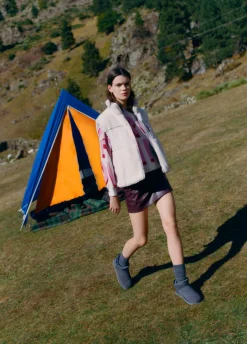 Falda Mini Efecto Piel Cinturon-Brownie Spain Outlet