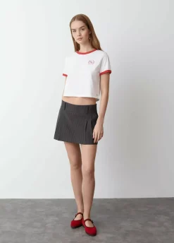 Falda Mini Tablas Raya Diplomatica-Brownie Spain Sale