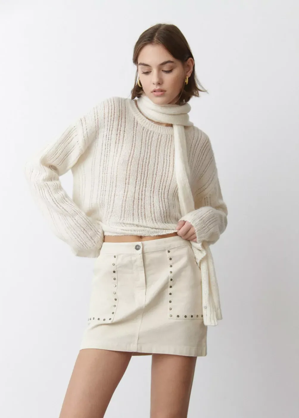 Falda Pana Bolsillo Parche-Brownie Spain Hot