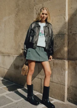 Falda Pana Bolsillos Cargo-Brownie Spain Discount