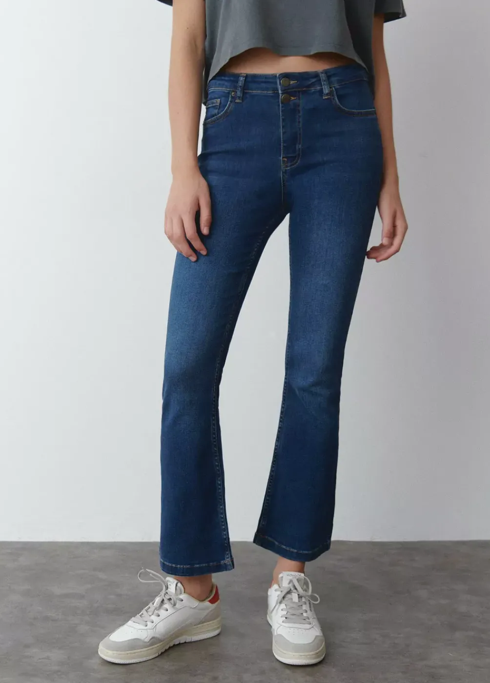 Jeans Flare Cropped-Brownie Spain Outlet