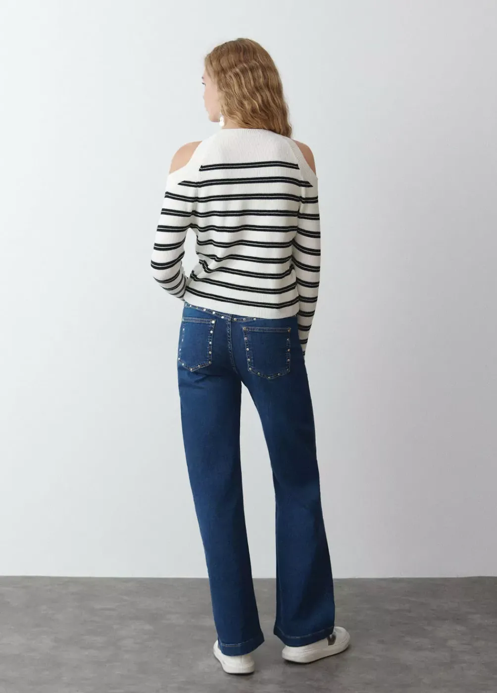 Jersey Aperturas Hombros Rayas-Brownie Spain Hot