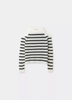 Jersey Aperturas Hombros Rayas-Brownie Spain Hot