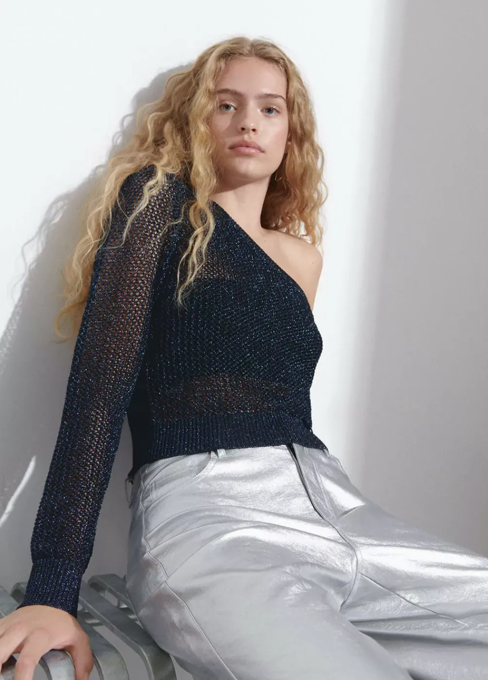 Jersey Asimetrico Calado-Brownie Spain Discount